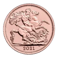 Half Sovereign Coin Decimal QEII UK