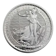 U.K. 2024 £2 1-oz Silver Britannia BU