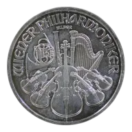 1 oz Silver Austrian Philharmonic Coin- Random Years