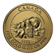 1/4 oz Polar Bear Gold Coin
