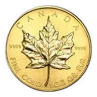 1986 Canada 1 oz Gold Maple Leaf BU