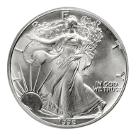 1992 Silver American Eagle - BU