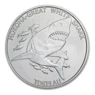 1 oz Great White Shark Silver Coin