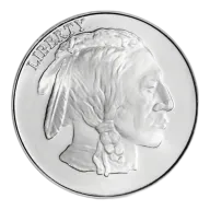 1 Ounce Silver Buffalo Round - IRA Approved