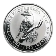1995 Australia 1 oz Kookaburra BU Bullion