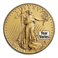 1/2 oz Gold Eagle - BU (Year Varies)