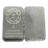 5 oz 999 Pure Silver Made in USA Bar By HayleyBug Mint