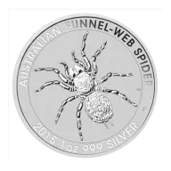 1 oz Funnel Web Spider Silver Coin