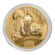 2021 South Korea 1 Oz Gold Chiwoo Cheonwang (BU)
