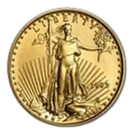 1992 1/10 oz American Gold Eagle BU