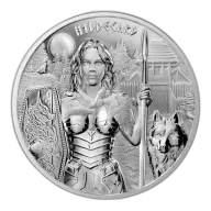 2022 Germania Valkyries: Hildegard 1 Oz Silver Round