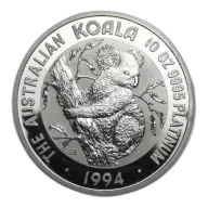 1994 10oz Australian Perth Mint Platinum Koala