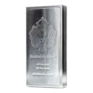 100 oz Scottsdale Stacker Silver Bar