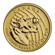 1oz Gold Coin Couger Canada