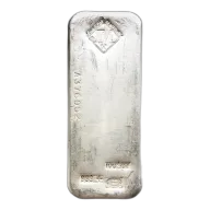100 oz Silver Bar - Johnson Matthey - JM