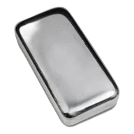 Plain 250 Gram Silver Bar