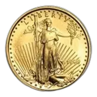 1996 1/10 oz American Gold Eagle BU