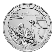 2019 War in the Pacific ATB 5 oz Silver Coin - America The Beautiful