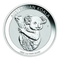 2020 1 oz Australian Silver Koala Coin BU