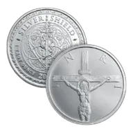1 oz Crucifixion BU Silver Round 2026 .999 Fine Silver
