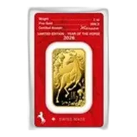 2026 1 oz Gold Bar - Argor-Heraeus Year of the Horse (In Assay)
