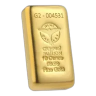 10 oz Oakley Mint Green Gold Bullion 99.99% Pure