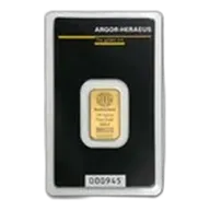 1/4 oz Gold Bar - Argor-Heraeus (In Assay)