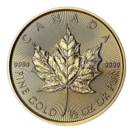 2026 Canadian Maple Leaf 1/2oz Gold Coin