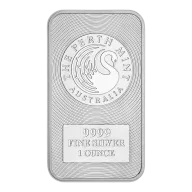 Perth Mint Kangaroo 1 oz Silver Bar