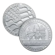 1 oz GSM Home of the Free Silver Round
