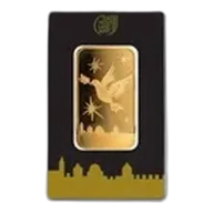 100 gram Gold Bar - Holy Land Mint Dove of Peace (In Assay)
