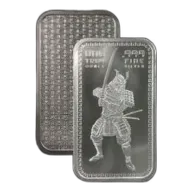 1 oz Samurai Silver Bar