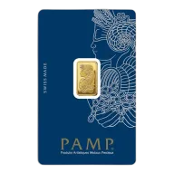 2.5 gram Gold Bar - PAMP Fortuna (Carded)