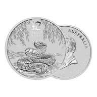 1oz Silver Coin 2025 Year of the Snake - Perth Mint