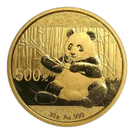 Chinese Gold Panda 30 Gram 2017