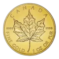 Pre-Owned 1 oz Maple Leaf Gold Coin