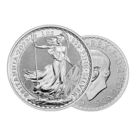 1oz Silver Coin Britannia (King) - Royal Mint