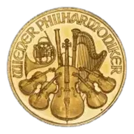 1992 Austrian 0.25 oz Gold Philharmonic Coin (Pre-Owned)