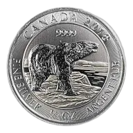 1/2 OUNCE SILVER RCM POLAR BEAR