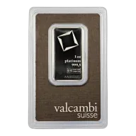 1 OUNCE PLATINUM VALCAMBI BAR