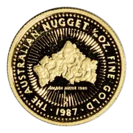 1/10 OZ GOLD AUSTRALIAN NUGGET