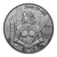 1 Oz Joan of Arc .999 Fine Silver Round (New)