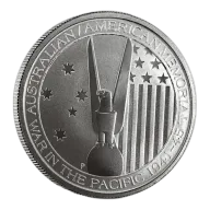 2013 Australia 1/2 Oz Silver War In The Pacific (BU)