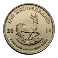 Gold Krugerrand 1/10 oz (Varied Year)