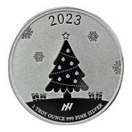 1 Oz Silver Round | Asahi Christmas 2023 (New)