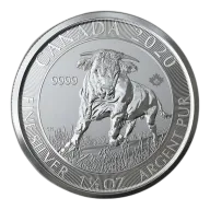 2020 1.5 oz Canadian Silver Bull Coin