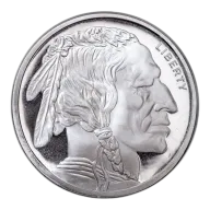 1 Oz Silver Round | Golden State Mint Buffalo Design (New)