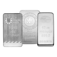 10 oz Silver Bar - Varied Mints