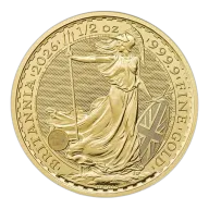 2026 UK Britannia 1/2oz Gold Coin