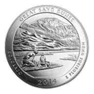 2014 5 oz Silver ATB Great Sand Dunes National Park, CO